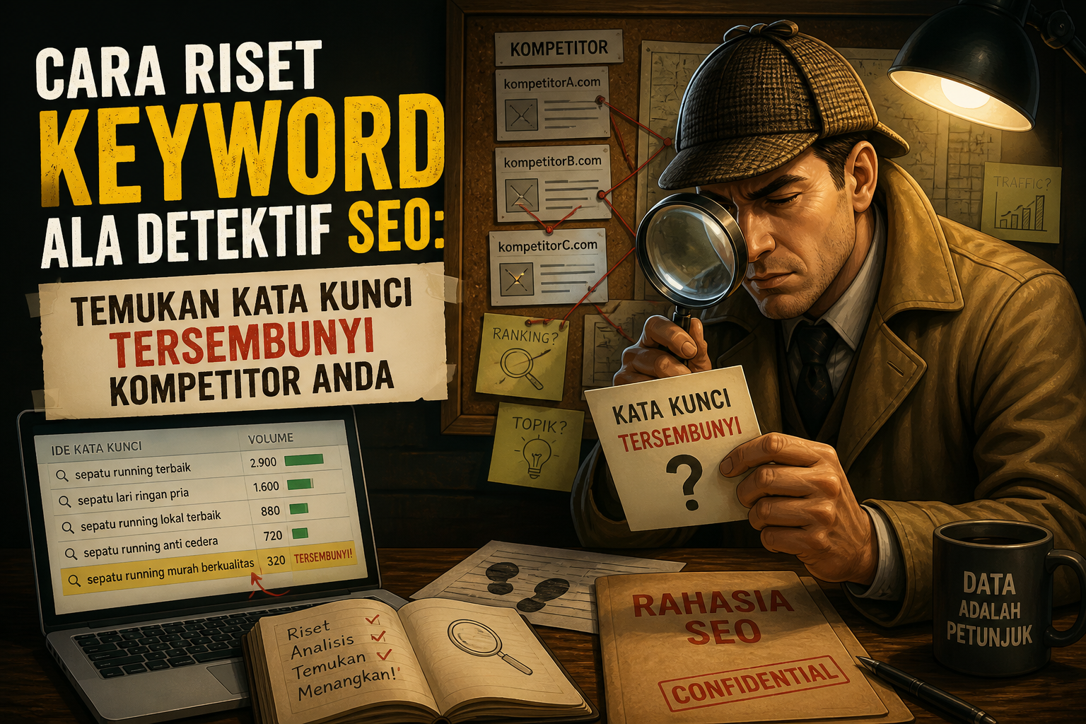 Cara Riset Keyword Ala Detektif SEO: Temukan Kata Kunci Tersembunyi Kompetitor Anda